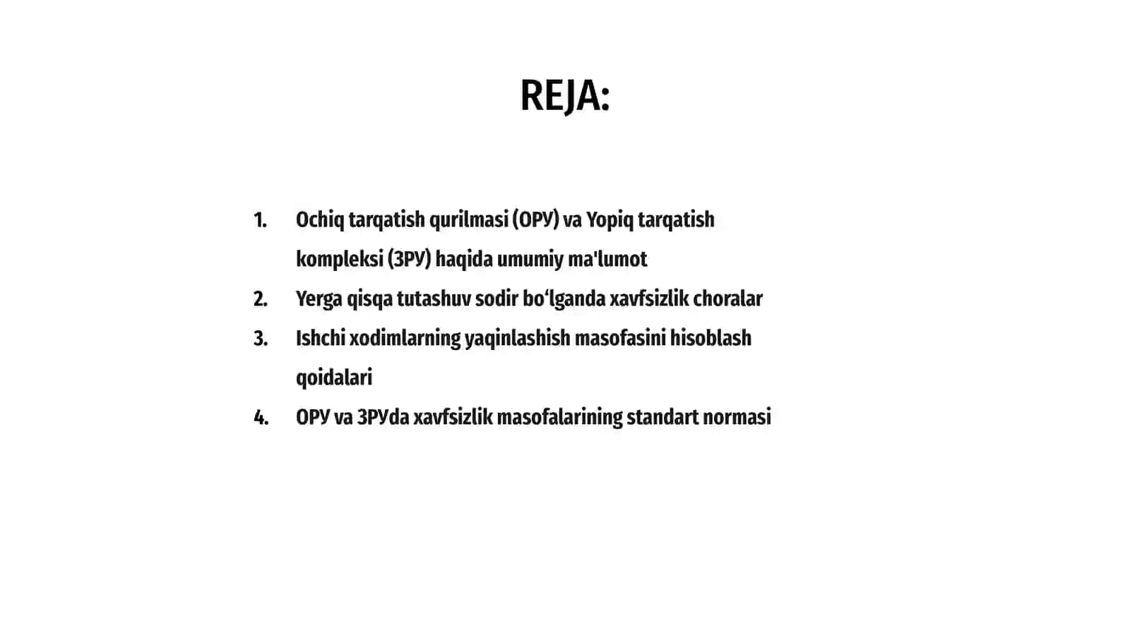 Ochiq tarqatish qurilmasi va Yopiq tarqatish kompleksi 2