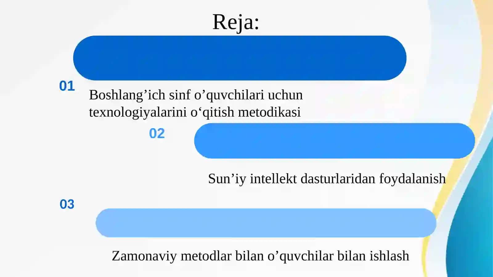Boshlang’ich sinfo’quvchilari uchun texnologiyalarini o‘qitish metodikasi 2