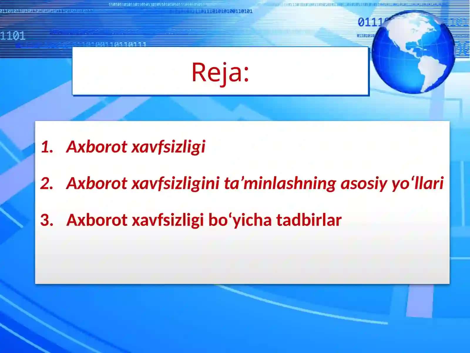 Axborot xavfsizligi sohasida ish boshlash 2