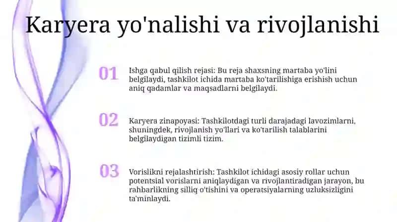 Korxona Va Tashkilotlarida Xizmat Martabasini Boshqarish 2