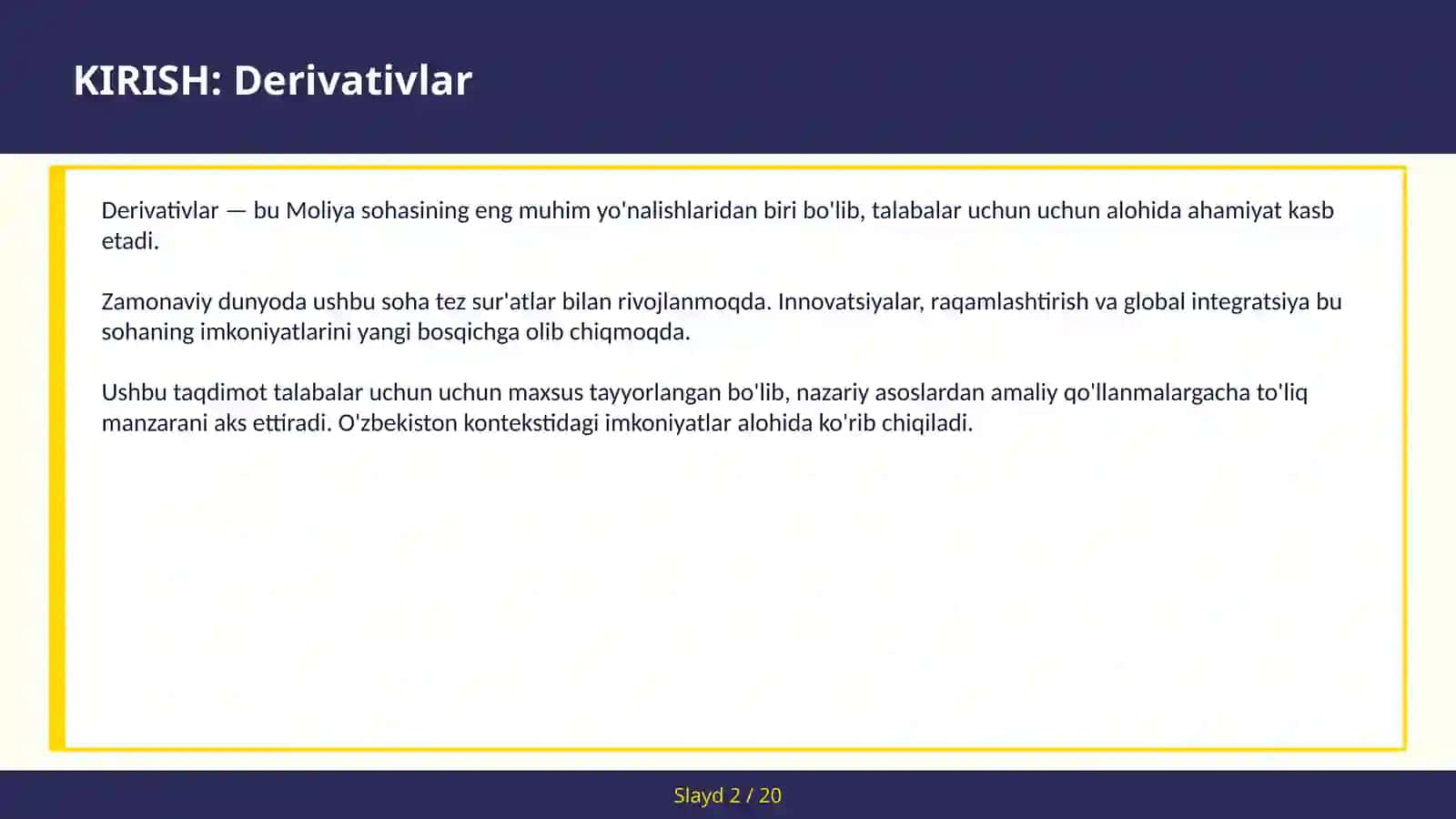 DERIVATIVLAR 2