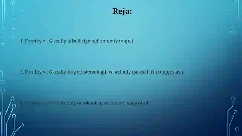 Abu Nasr Forobiy va G'azaliyning falsafa ilmiga oid qarashlari 2