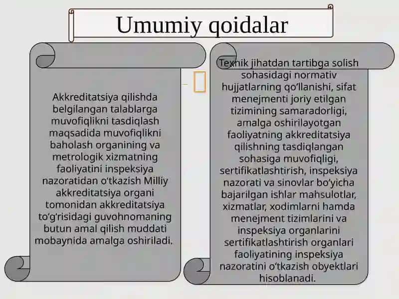 Inspeksiya nazorati va o‘tkazish 2