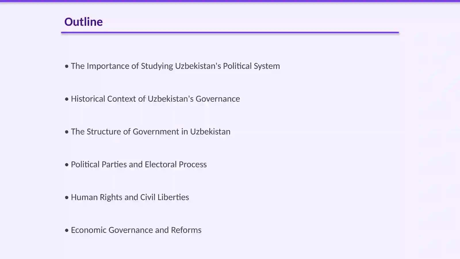 Understanding the Political System of Uzbekistan 2