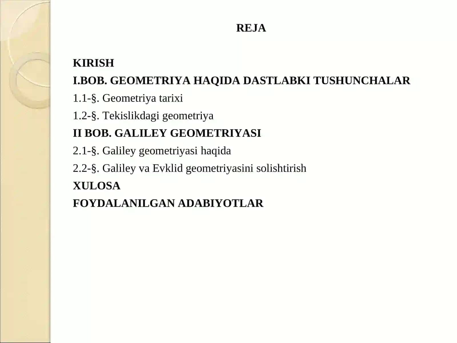 511 01 00- matematika o’qitish metodikasi 2