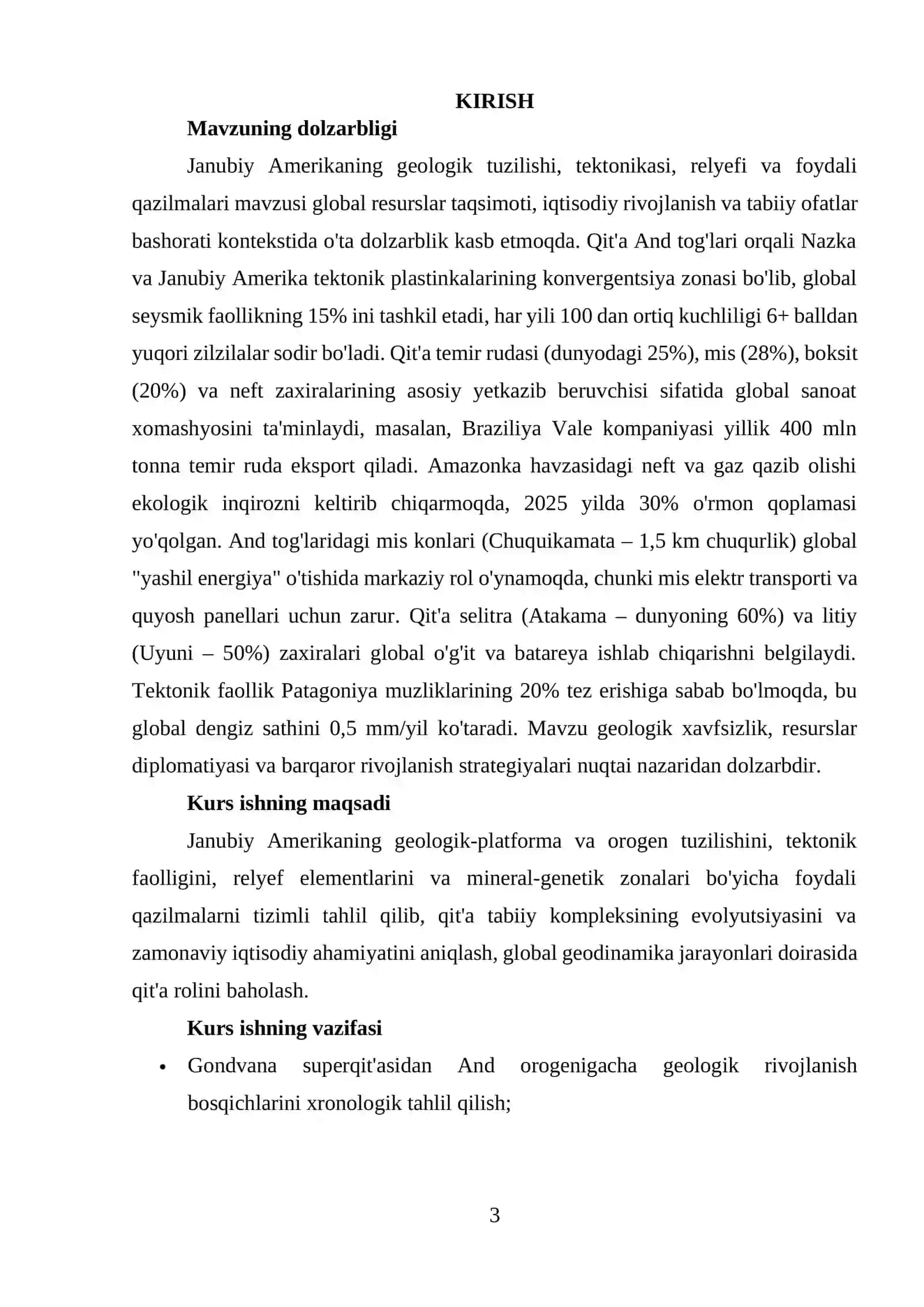 Amerikaning geologik tuzilishi tektonikasi relyefi va foydali qazilmalari 2