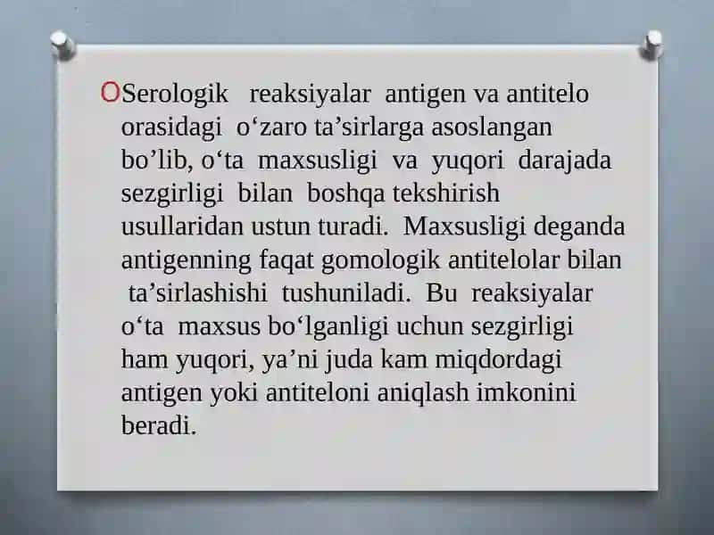 SEROLOGIK REAKSIYALAR 2
