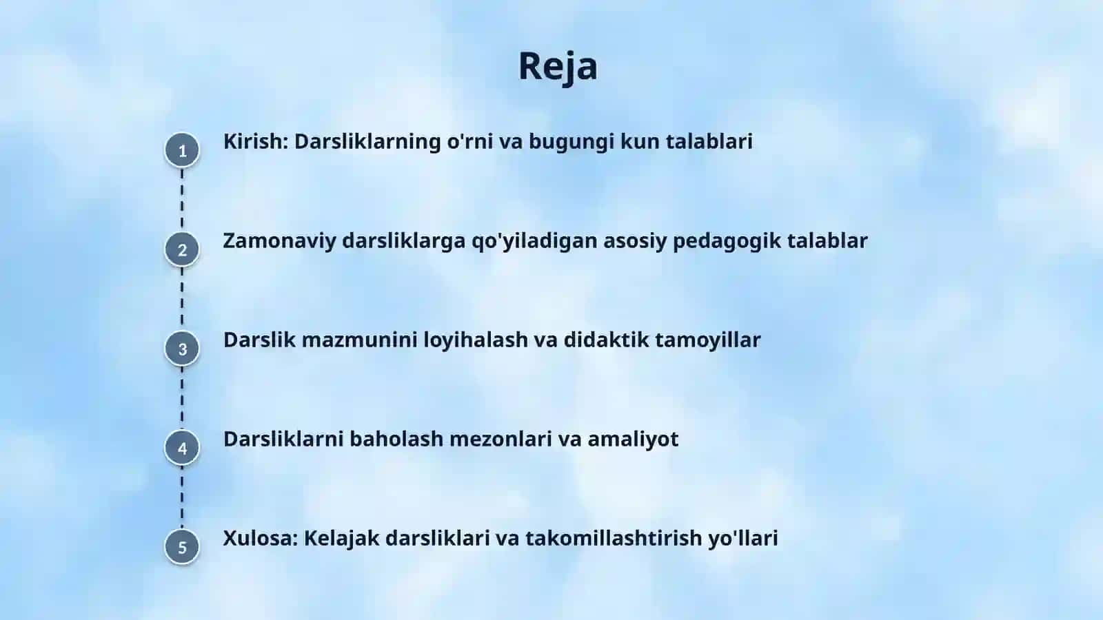 Maktab darsliklariga qo'yilgan talablar 2