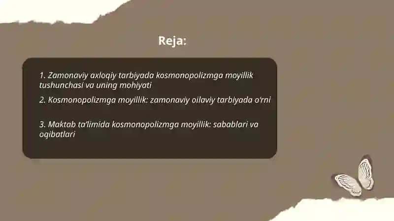 Zamonaviy axloqiy tarbiyada kosmonopolizmga moyillik 2