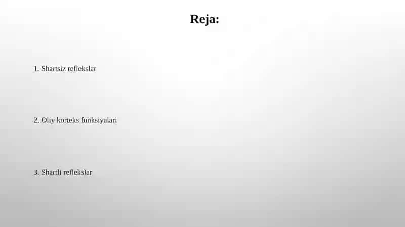 Oliy nerv faoliyatining xususiy tiplari 2