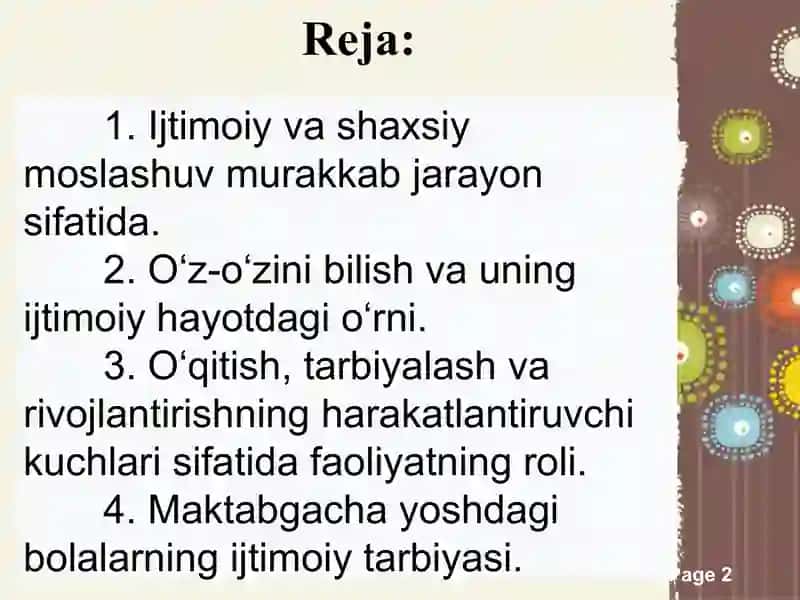 Maktabgacha yoshdagi bolalarda ijtimoiy moslashuvning zaruriyati 2