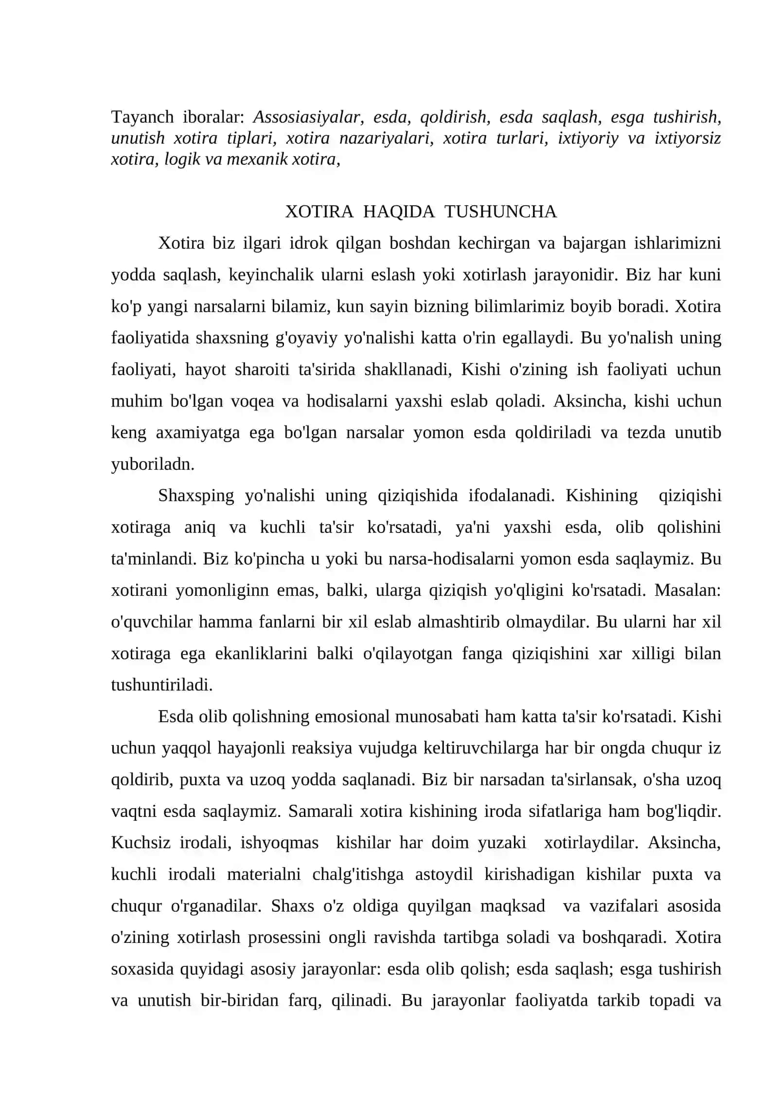 Xotira 2
