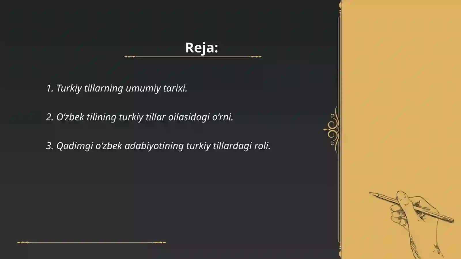 Turkiy tillar, jumladan, o'zbek tilining qardoshlik masalasi 2