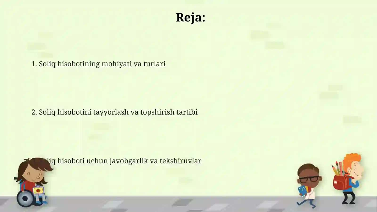 Soliq hisobotining mohiyati va turlari 2