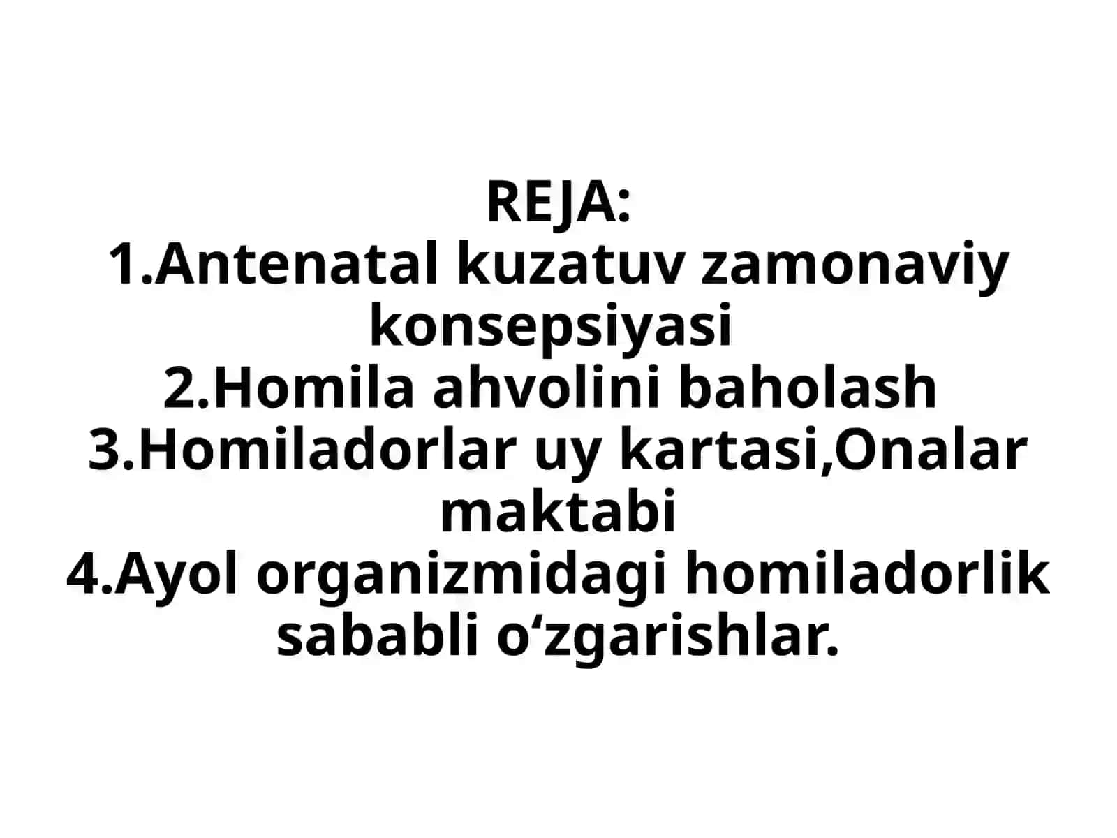Antenatal kuzatuvning zamonaviy konsepsiyasi 2