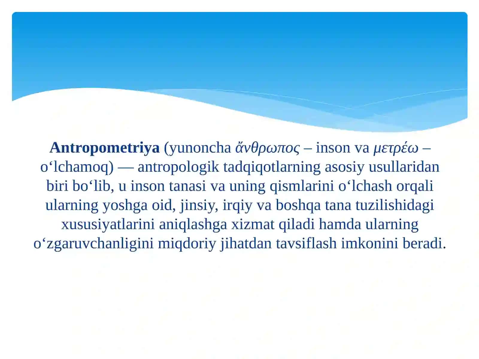 Antropometriya 2