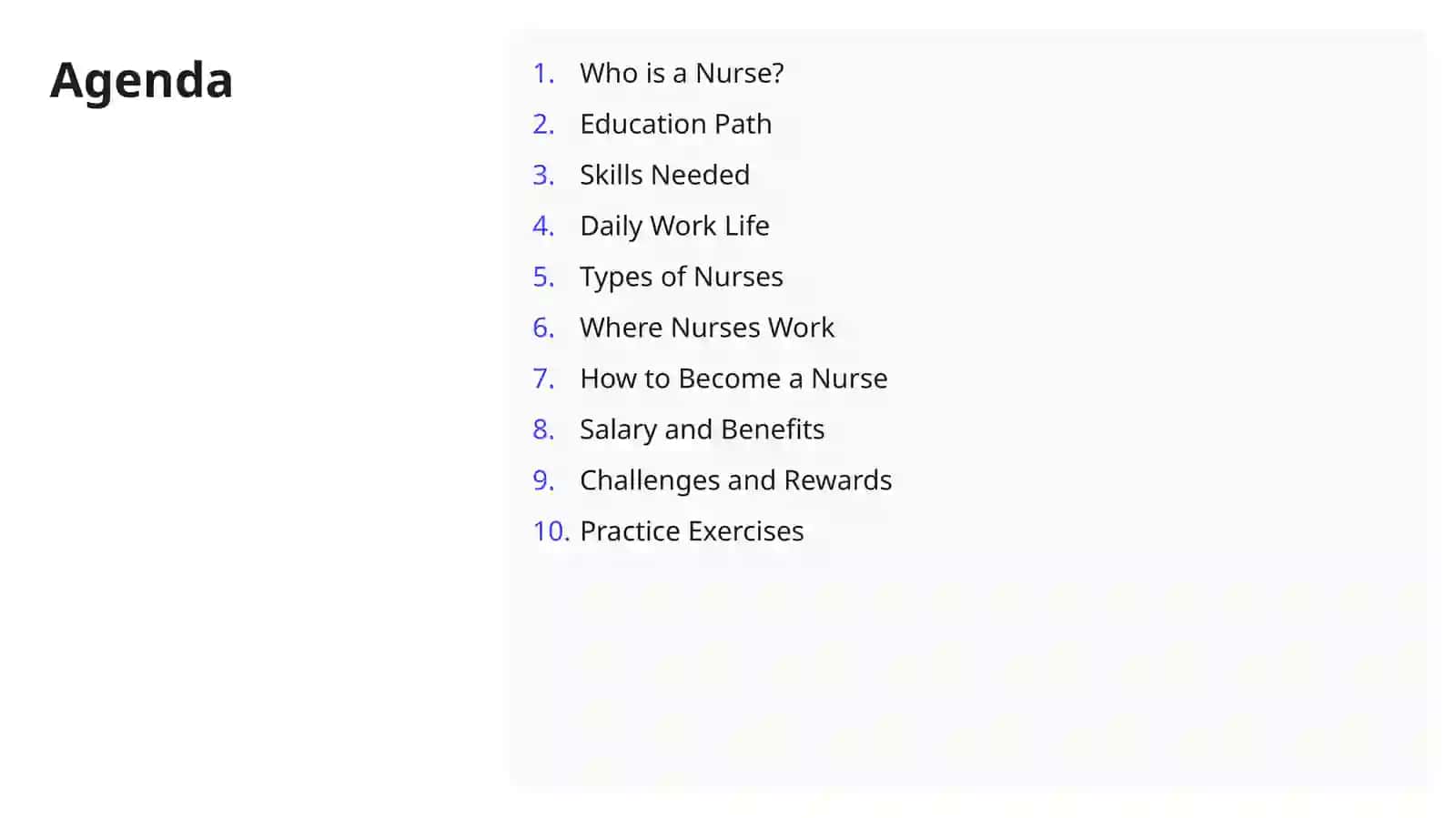 Nurce: Career and Education 2
