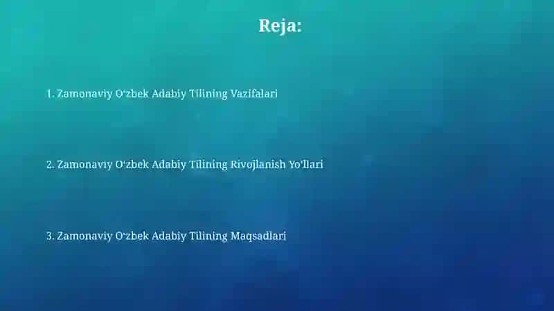 Zamonaviy oʻzbek adabiy tilining maqsad va vazifalari 2
