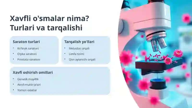 Xavfli o'smalarga qarshi vositalar 2