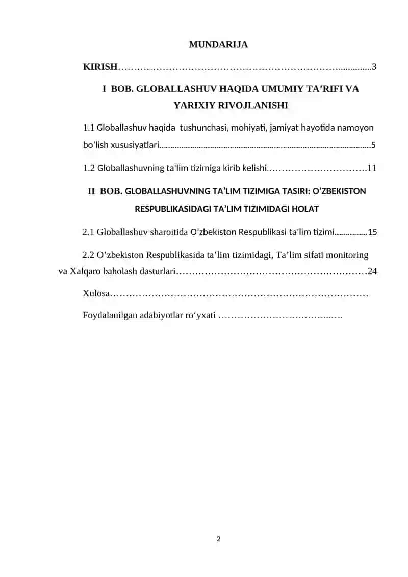 Globallashuvning ta'lim tizimiga tasiri 2