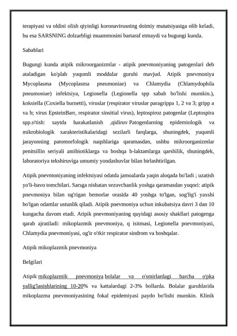 Atipik pnevmaniyalar 2