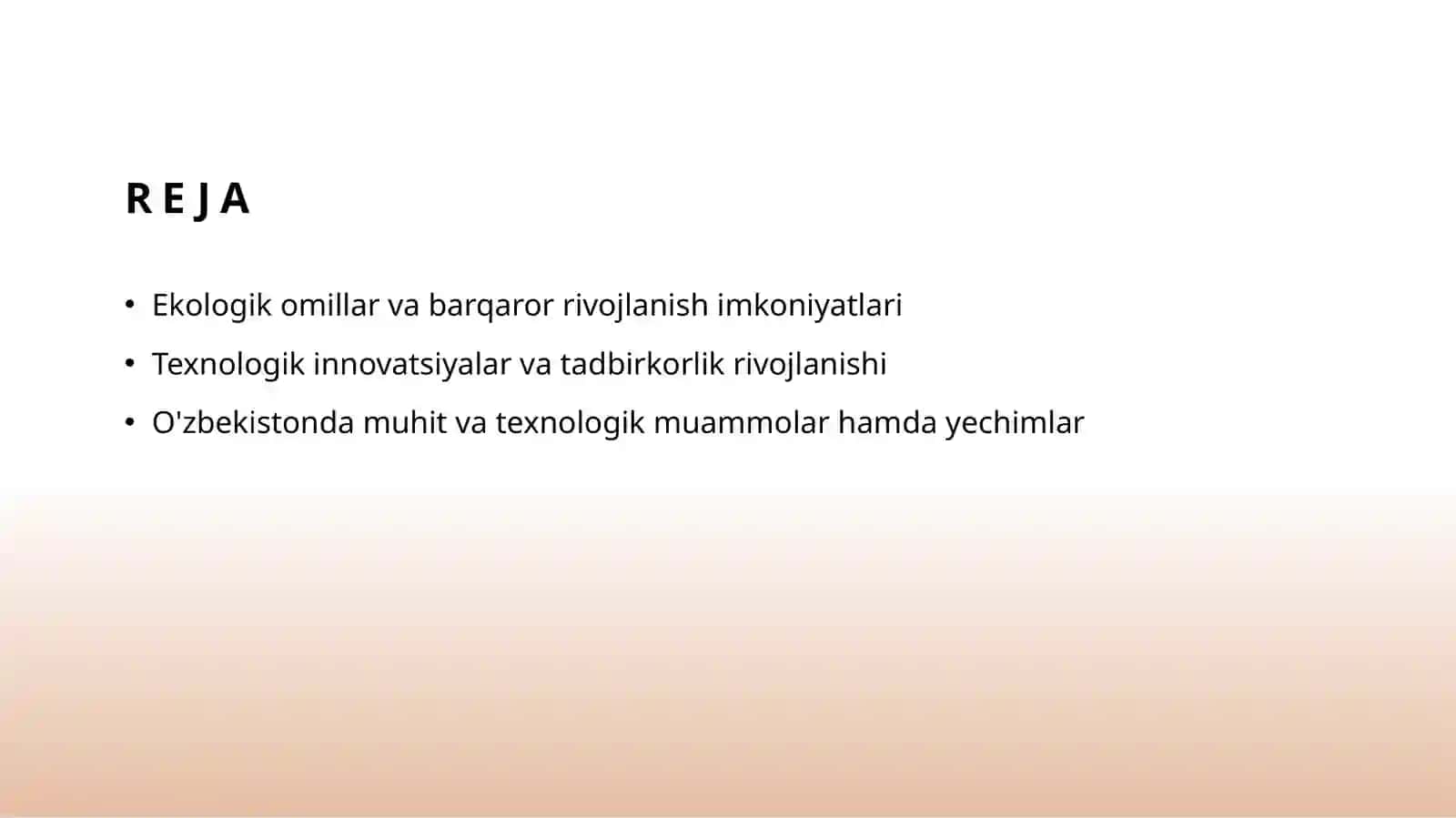 Ekologik va texnologik omillarning tadbirkorlik faoliyatiga ta'siri 2