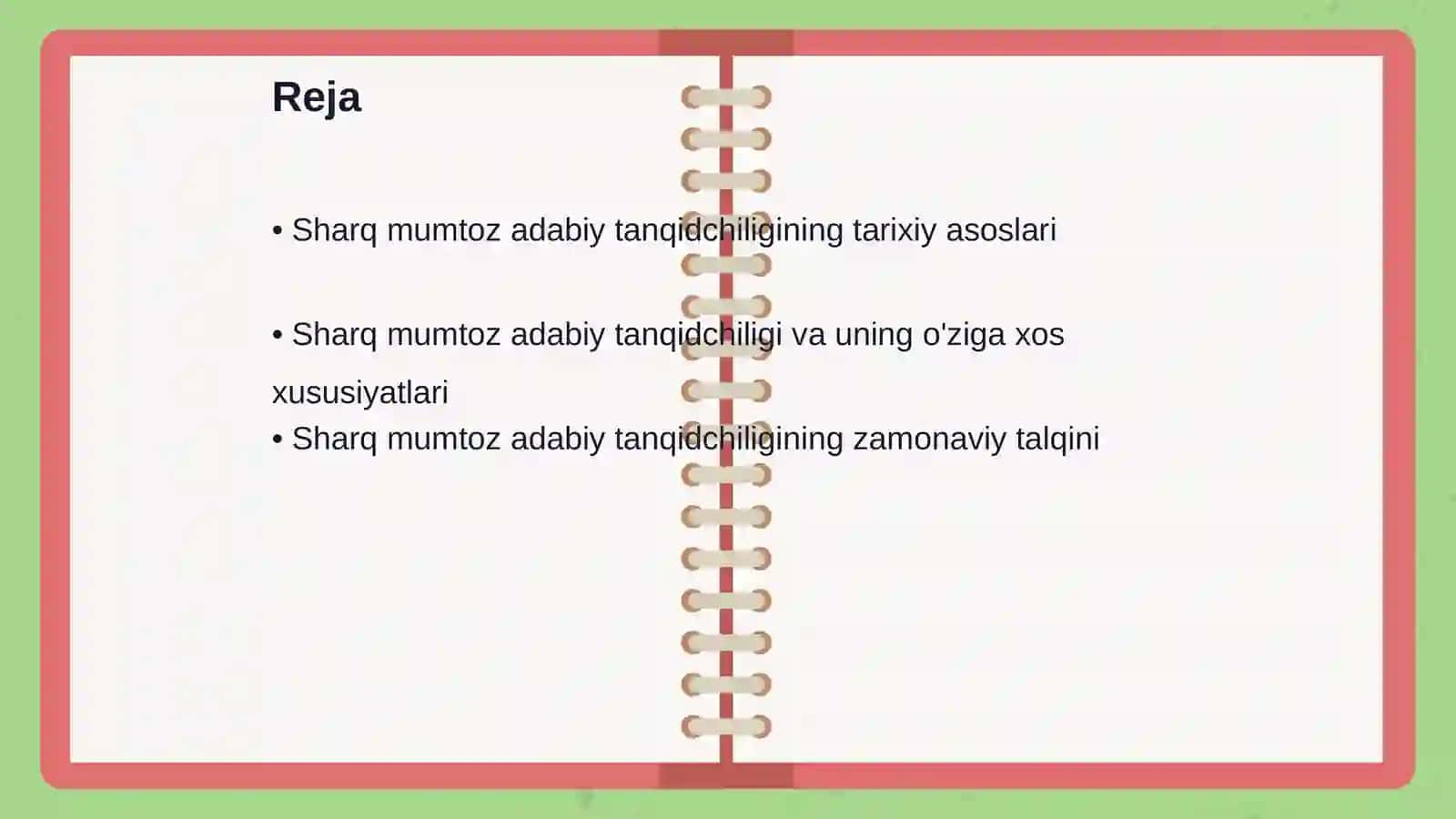 Sharq mumtoz adabiy tanqidchiligining rivojlanish tamoyillari va oʻziga xosligi 2