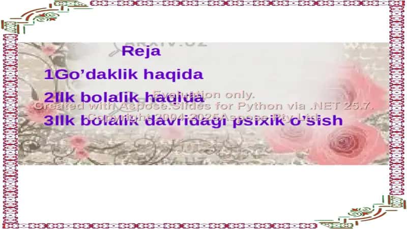 Go`daklik davrida psixik rivojlanishda kattalar bilan emotsional muloqotning ahamiyati 2