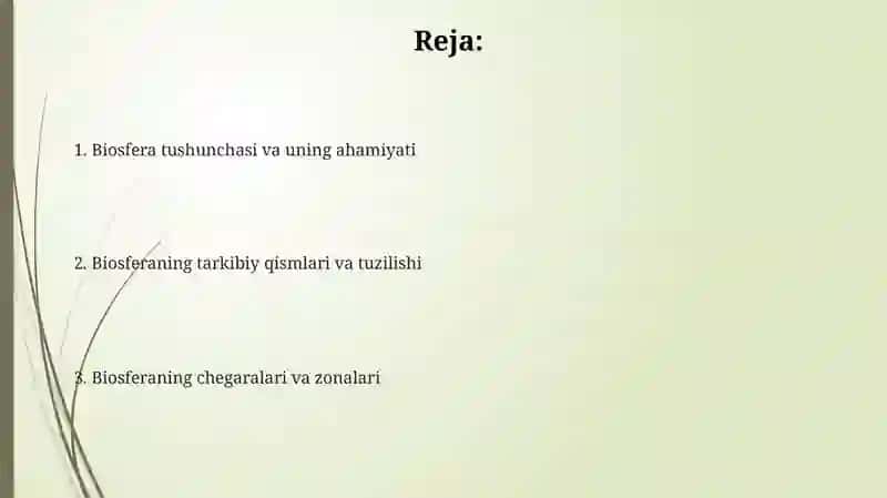 Biosfera haqida tushuncha va uning chegaralari 2