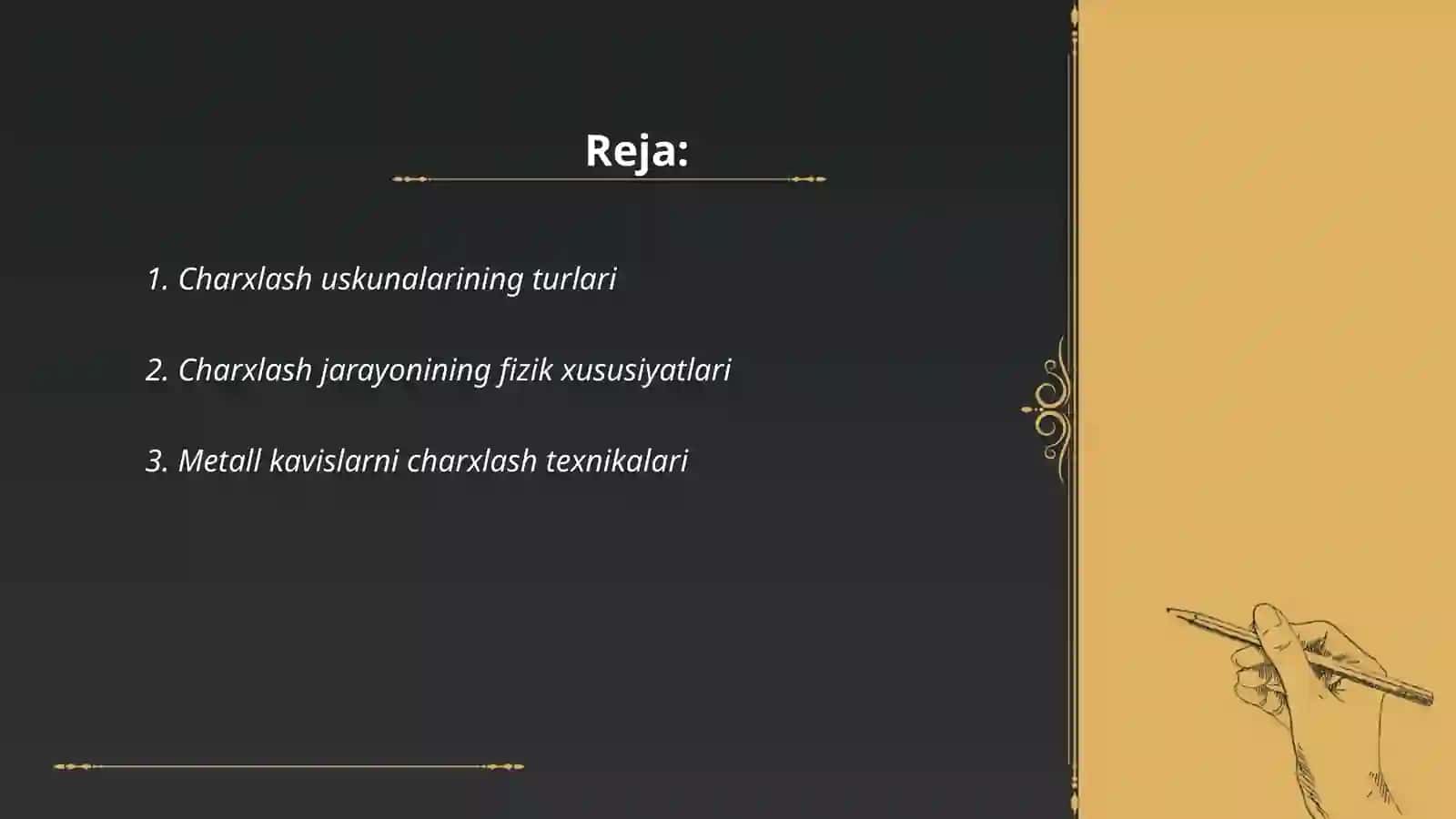 Charxlash uskunalarining turlari 2