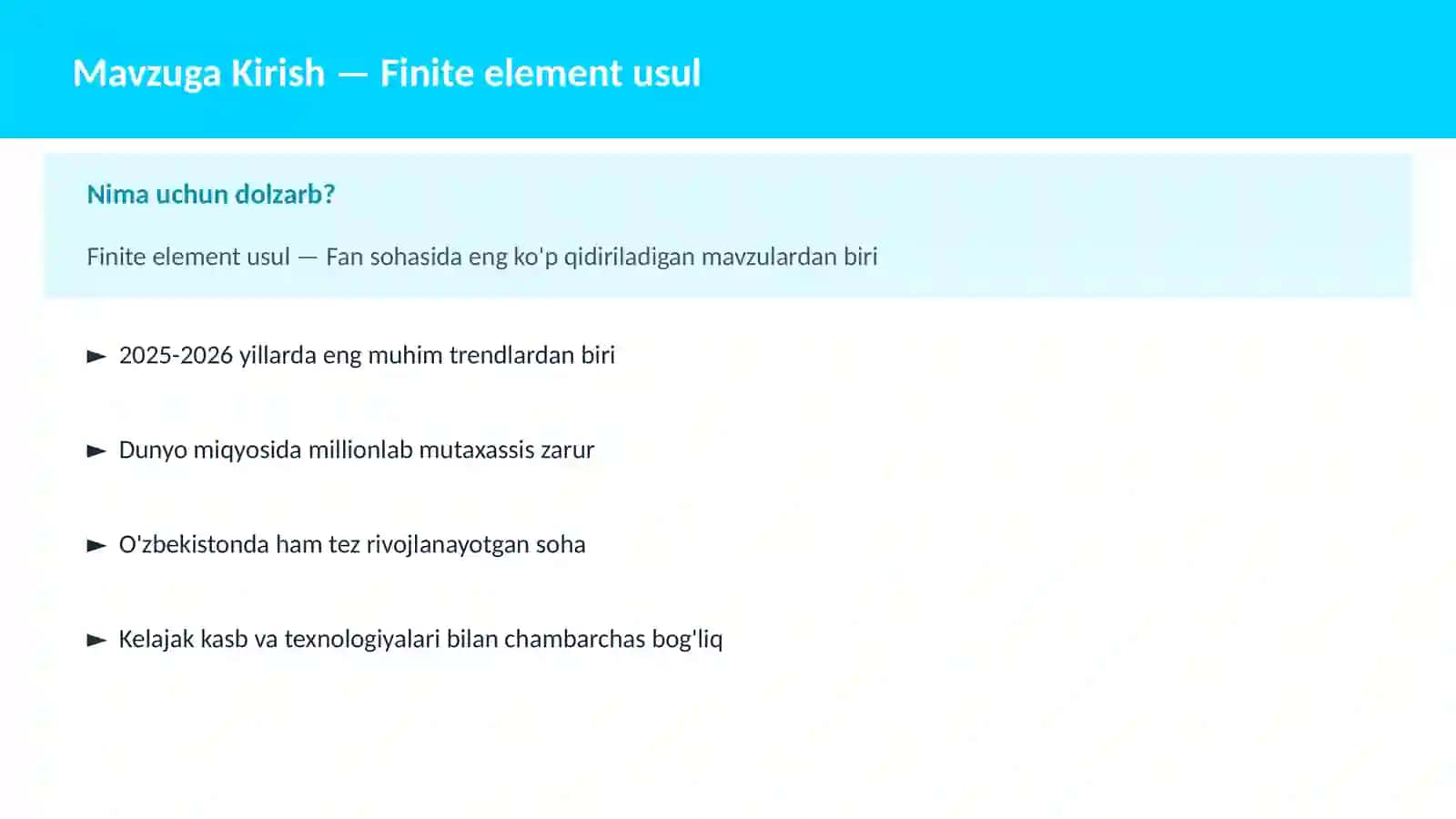 Finite element usul 2