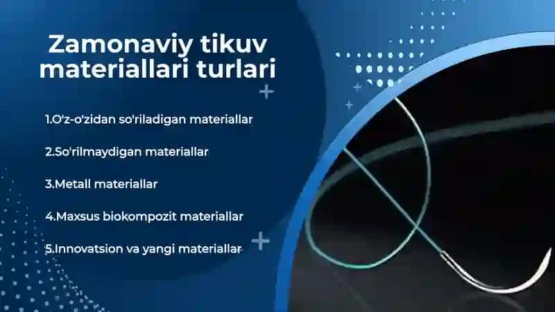 ZAMONAVIY TIKUV MATERIALLARI. STERILIZATSIYA OLDI TAYYORGARLIGI VA STERILIZATSIYA SIFATINI ANIQLASH USULLARI 2