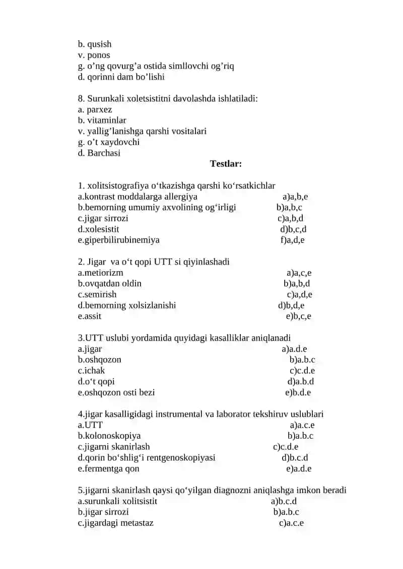 Surunkali aktiv gepatit testlari 2
