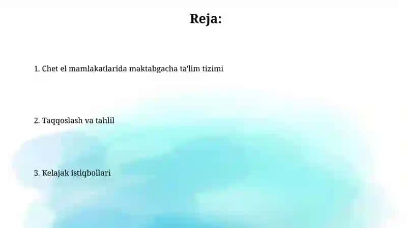 O'qituvchilarni tayyorlash va malakasini oshirish 2