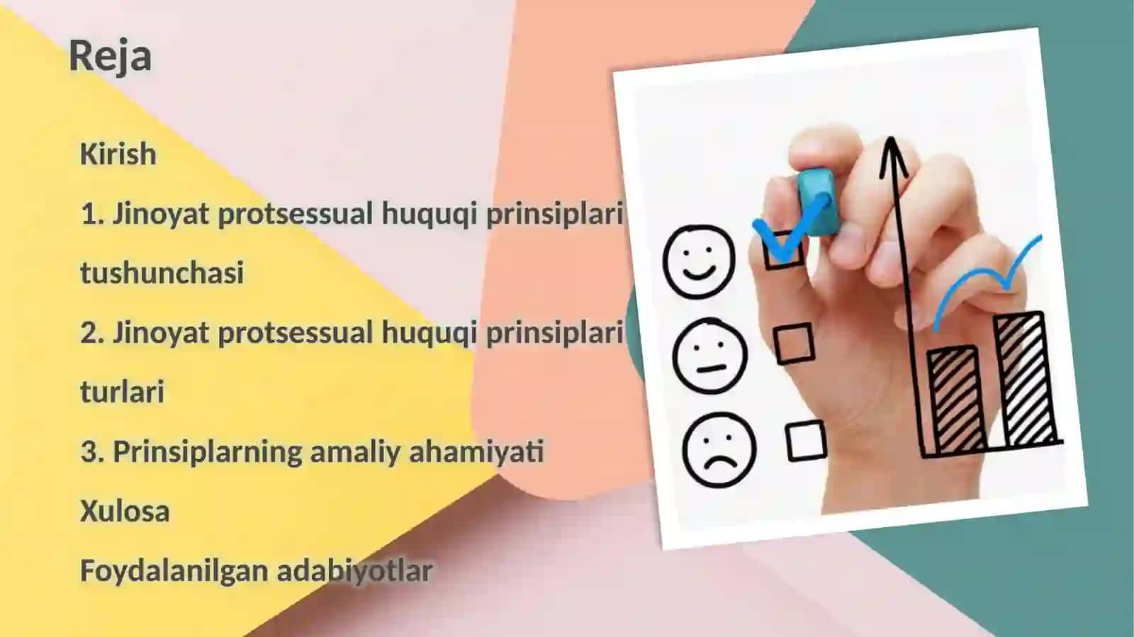 Jinoyatprotsessual huquqi prinsiplari tushunchasi va turlari 2