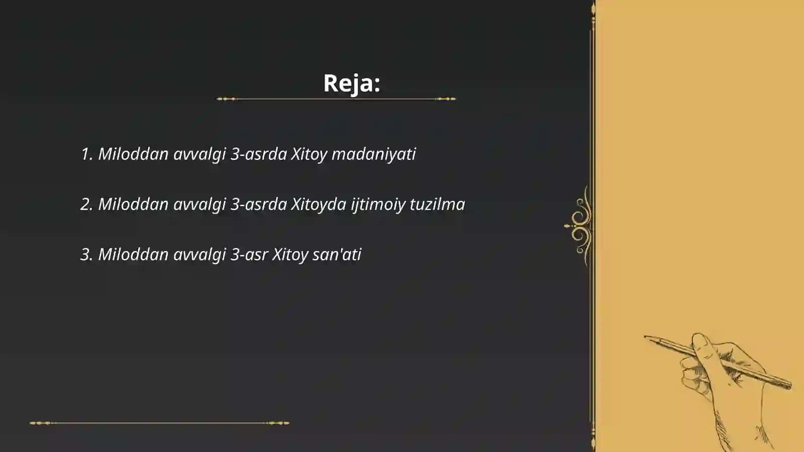 Miloddan avvalgi 3- asrda Xitoy 2
