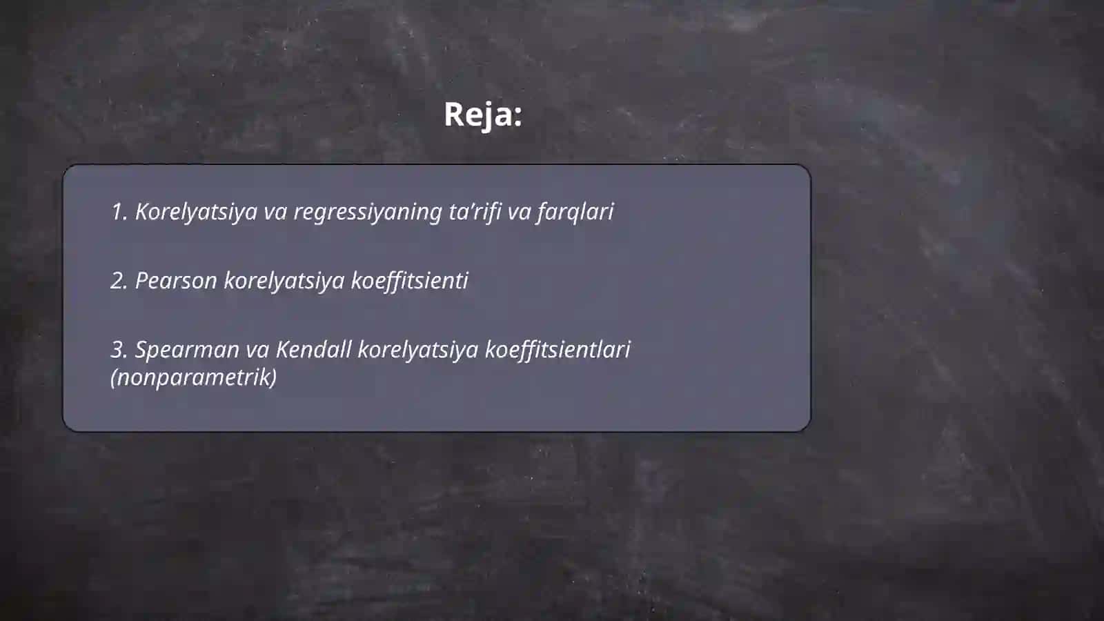 Korelyatsiya va regressiya 2