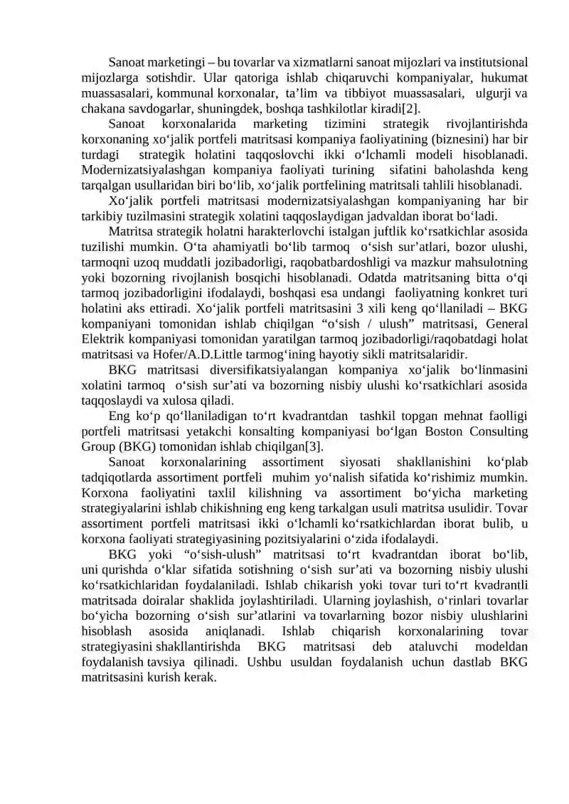 Tovar Siyosati va Assortiment 2