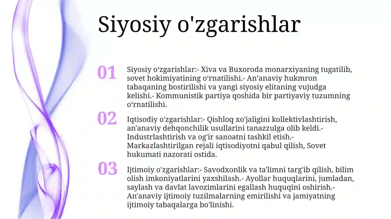 Xiva Xonligi Va Buxoro Amirligida Siyosiy, Iqtisodiy Va Ijtimoiy OʻZgarishlar, Xxsr Va BxsrningTashkilTopishi 2