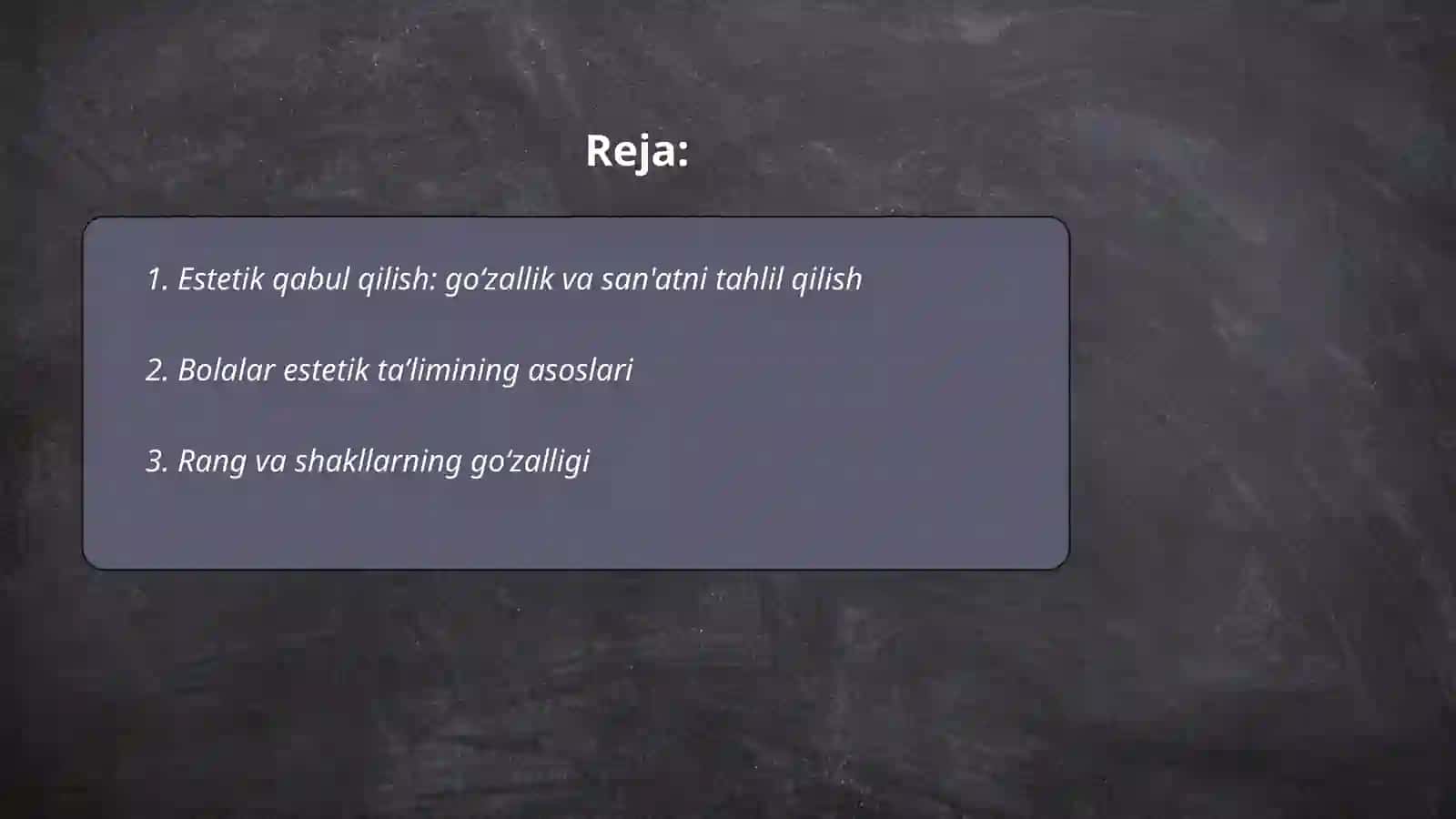 Oilada bolalarni esteyik ruhda tarbiyalash 2