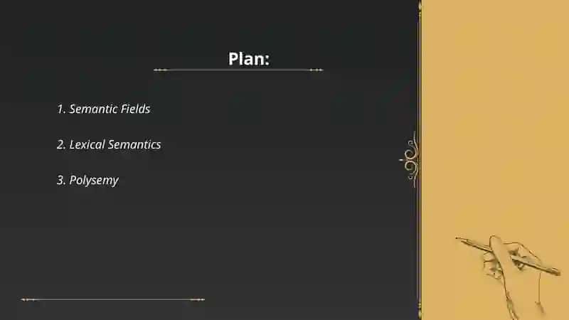 The structure of word meaning 2