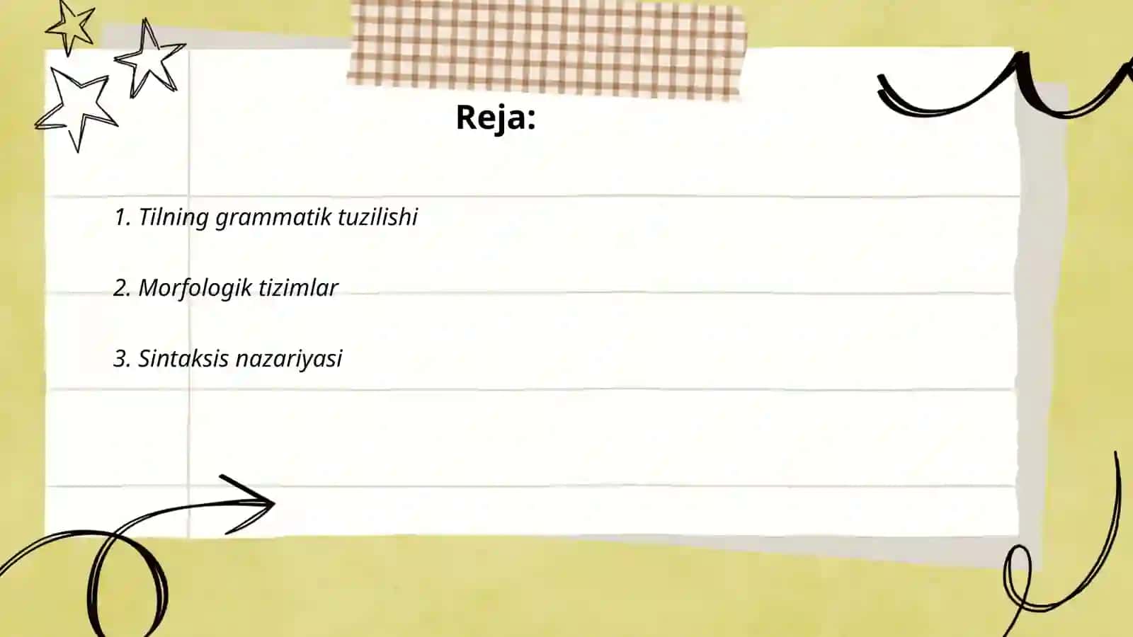 Tilning grammatik tizimlari 2