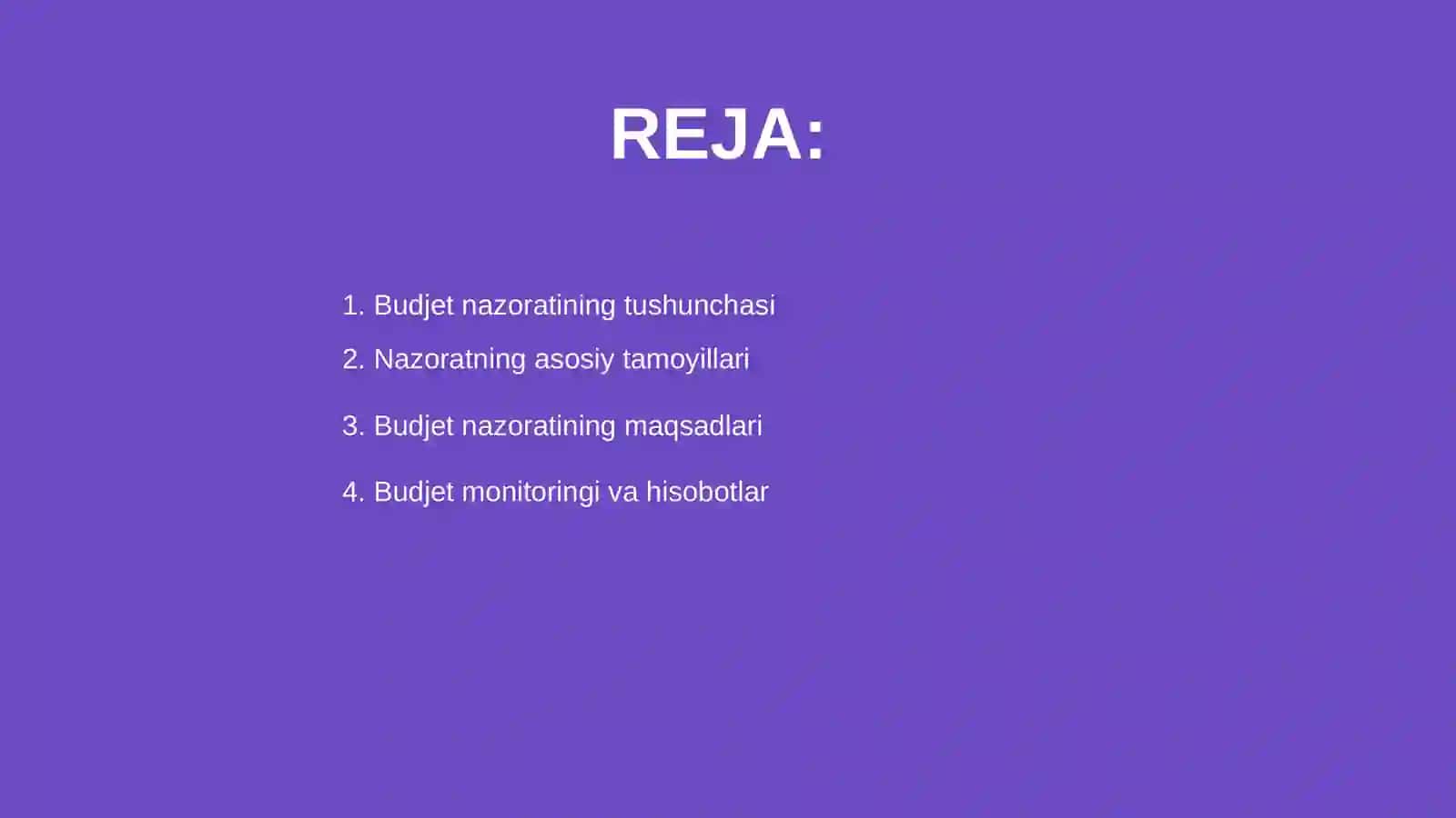 Budjet nazorati 2