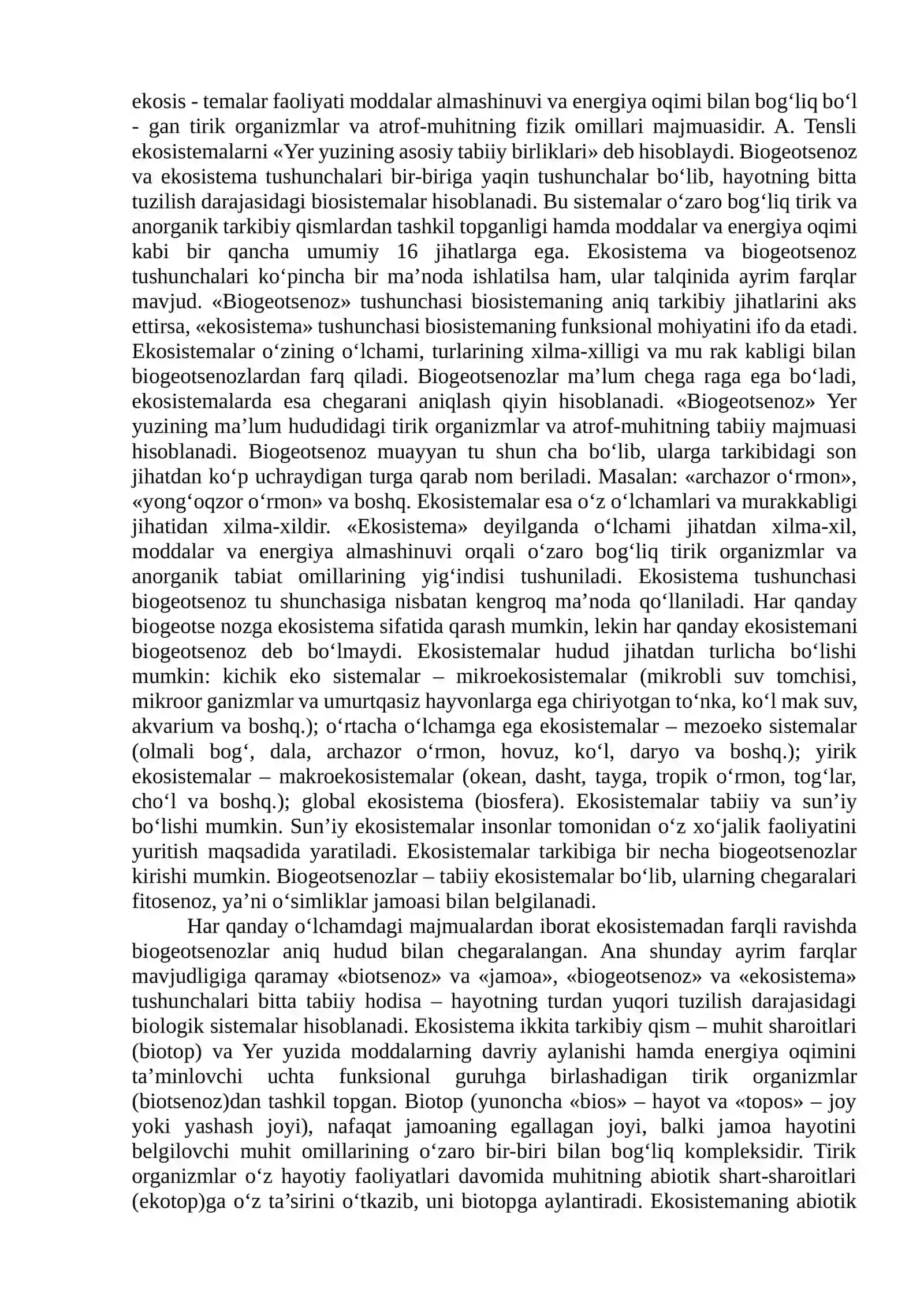 EKOSISTEMA BIOGEOTSENOZ 2