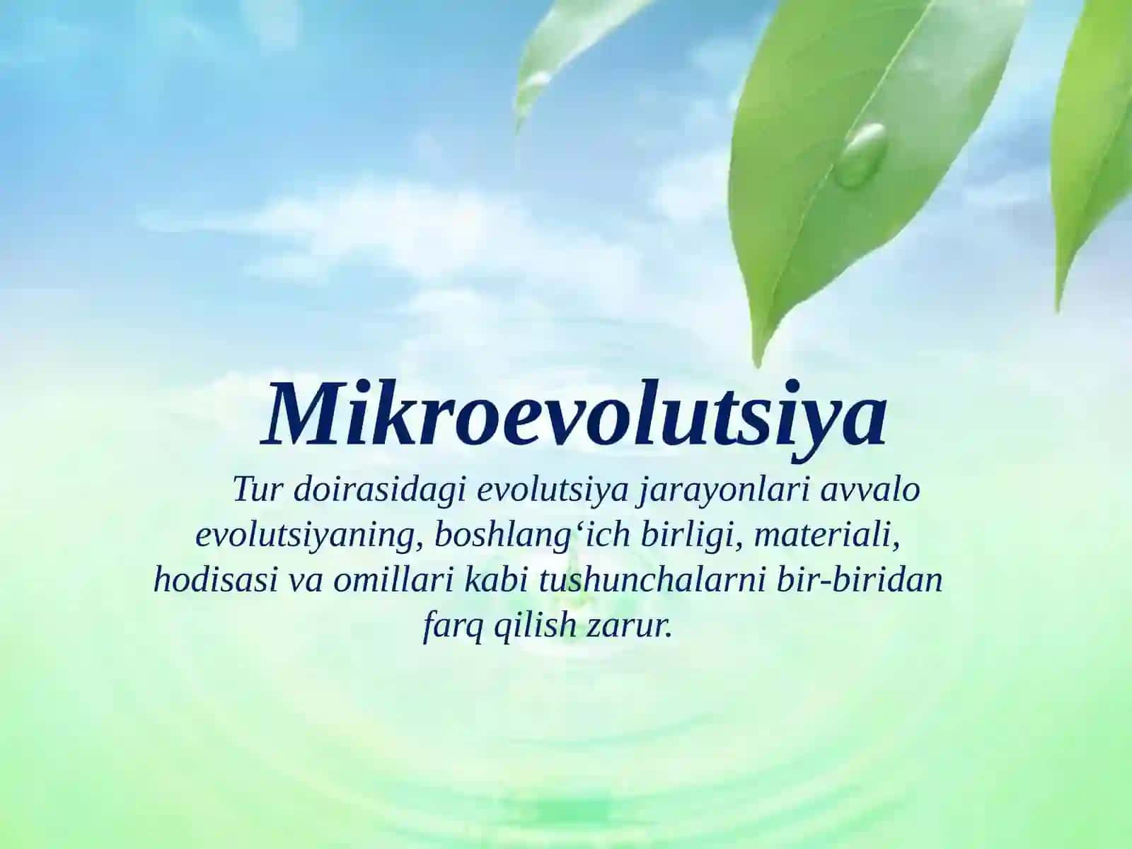 Evolutsiyaning sintetik 2