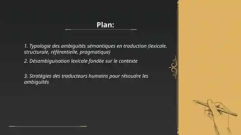 La gestion des ambiguïtés sémantiques dans la traduction 2
