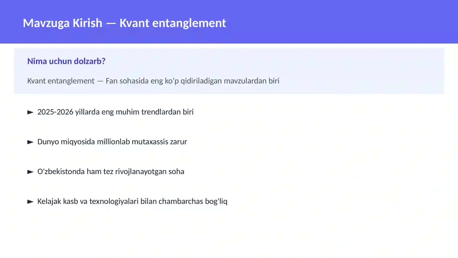 Kvant entanglement 2