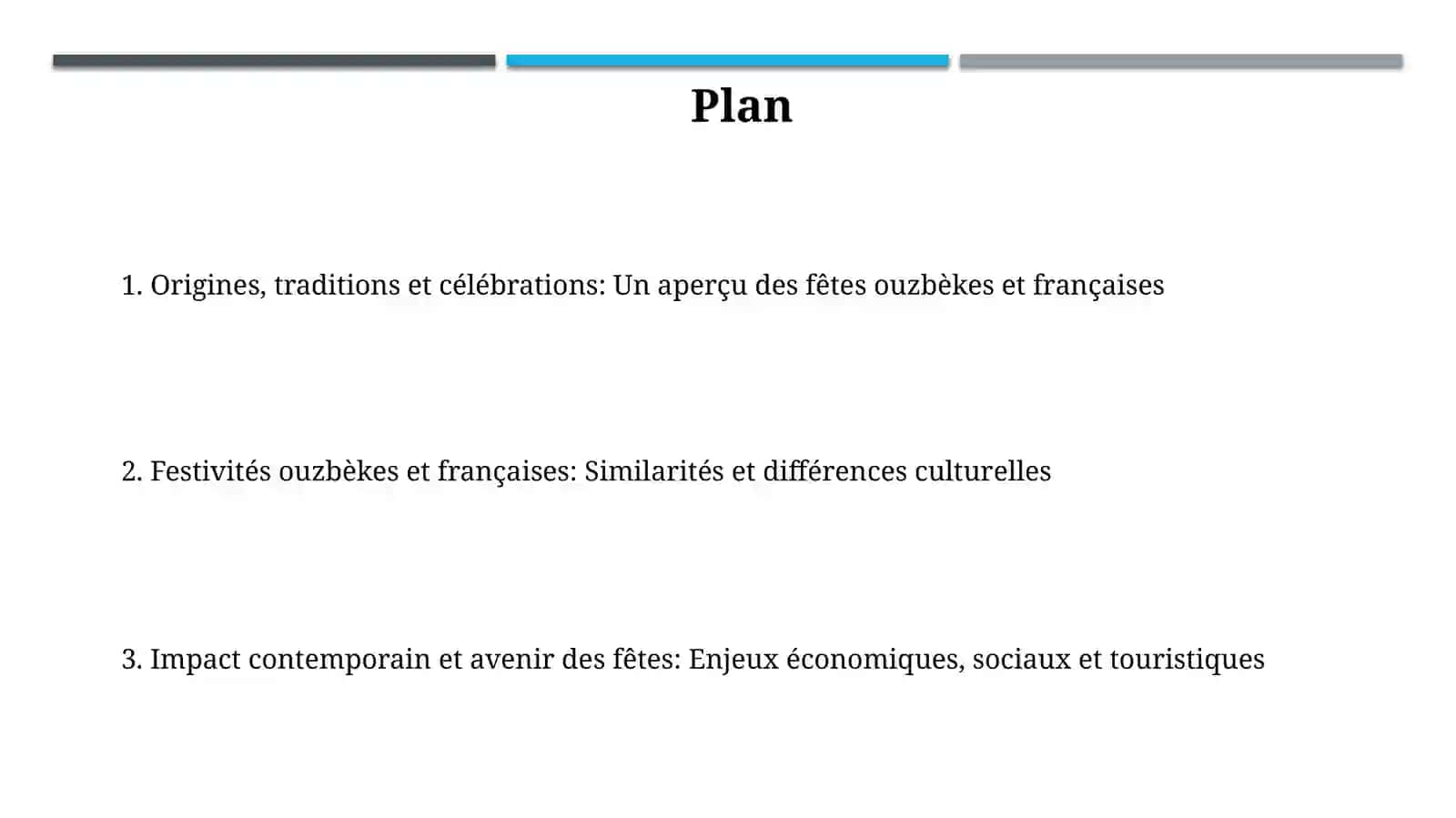 La comparaison des fêtes ouzbèkes et françaises 2