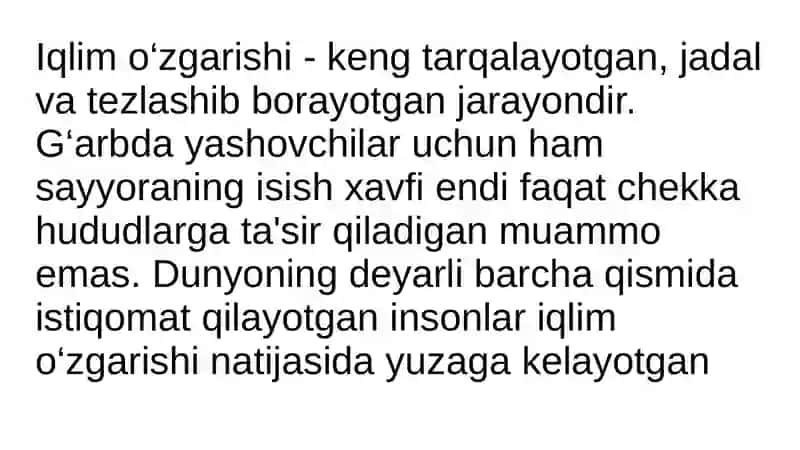 Shirinova Bonuning Atrof-muhit fanidan tayyorlagan prizintatsiyasi 2