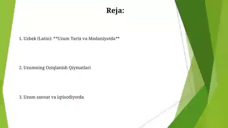 Uzum mahsulotlarining inson hayotidagi ahamiyati 2